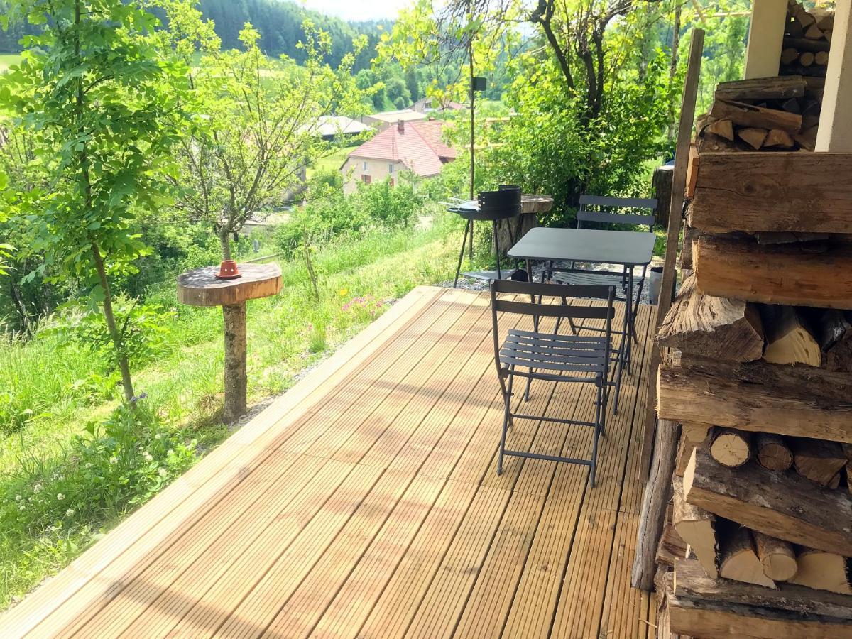 Ferienwohnung Le Repaire Des Belettes Chaux-des-Crotenay Exterior foto